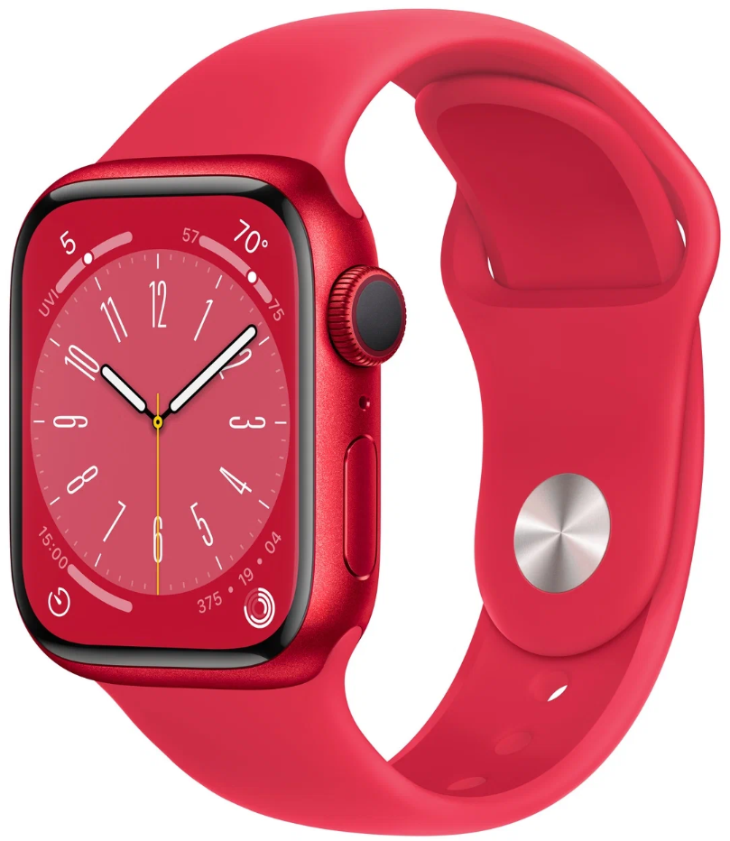 Умные часы Apple Watch Series 8 41 мм, S/M, красный (США)